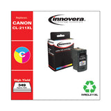 Remanufactured Tri-color High-yield Ink, Replacement For Canon Cl-211xl (2975b001), 349 Page-yield