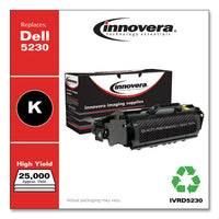 Remanufactured Black Toner, Replacement For Dell 5230 (330-6958), 21,000 Page-yield