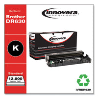 Remanufactured Black Drum Unit, Replacement For Brother Dr630, 12,000 Page-yield