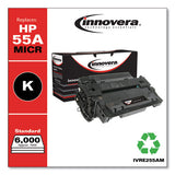 Remanufactured Black Micr Toner, Replacement For Hp 55am (ce255am), 6,000 Page-yield