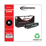 Remanufactured Black Toner, Replacement For Lexmark E460 (e460x11a), 15,000 Page-yield