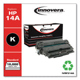 Remanufactured Black Toner, Replacement For Hp 14a (cf214a), 10,000 Page-yield