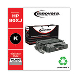 Remanufactured Black Extended-yield Toner, Replacement For Hp 80x (cf280xj), 8,000 Page-yield