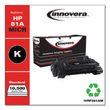 Remanufactured Black Micr Toner, Replacement For Hp 81am (cf281am), 10,500 Page-yield