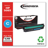 Remanufactured Cyan High-yield Toner, Replacement For Hp 508x (cf361x), 9,500 Page-yield