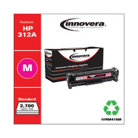 Remanufactured Magenta Toner, Replacement For Hp 312a (cf383a), 2,700 Page-yield