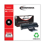 Remanufactured Black Toner, Replacement For Samsung Ml-2010, 3,000 Page-yield