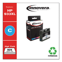 Remanufactured Cyan High-yield Ink, Replacement For Hp 933xl (cn054a), 825 Page-yield