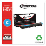 Remanufactured Cyan Toner, Replacement For Brother Tn221c, 1,400 Page-yield