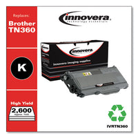 Remanufactured Black High-yield Toner, Replacement For Brother Tn360, 2,600 Page-yield