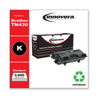 Remanufactured Black Toner, Replacement For Brother Tn430, 3,000 Page-yield