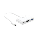 Usb-c To Hdmi-usb Adapter, 7.87", White