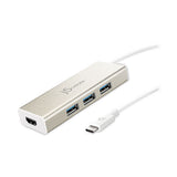 Usb-c 3-port Hub And 4k Hdmi, Silver