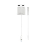 Usb To Hdmi Adapter, 7.87", Silver-white