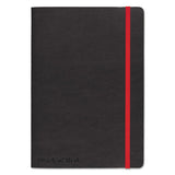 Black Soft Cover Notebook, Wide-legal Rule, Black Cover, 8.25 X 5.75, 71 Sheets