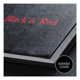 Casebound Notebooks, Wide-legal Rule, Black Cover, 11.75 X 8.25, 96 Sheets