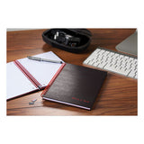 Twinwire Hardcover Notebook, Wide-legal Rule, Black Cover, 8.25 X 5.88, 70 Sheets