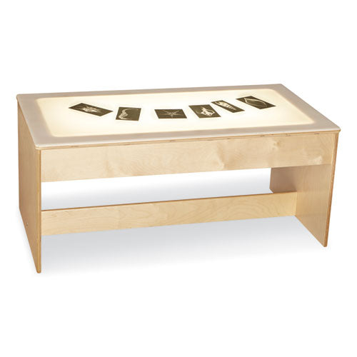 Large Light Table, 42.5w X 22.5d X 18.5h, White
