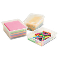 Cubbie Trays, 8.63w X 13.5d X 5.25h, Clear
