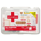 All-purpose First Aid Kit, 160 Pieces, Plastic Case