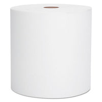 Essential Hard Roll Towel, 1.5" Core, 8 X 800ft, White, 12 Rolls-carton