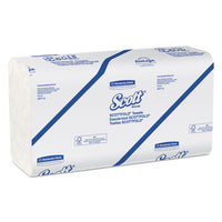 Pro Scottfold Towels, 9 2-5 X 12 2-5, White, 175 Towels-pack, 25 Packs-carton