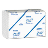 Pro Scottfold Towels, 9 2-5 X 12 2-5, White, 175 Towels-pack, 25 Packs-carton