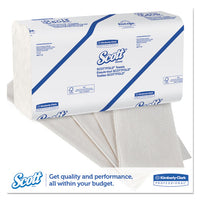 Pro Scottfold Towels, 9 2-5 X 12 2-5, White, 175 Towels-pack, 25 Packs-carton