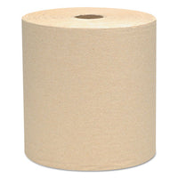 Essential Hard Roll Towels, 1.5" Core, 8 X 800ft, Natural, 12 Rolls-carton