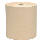 Essential Hard Roll Towels, 1.5" Core, 8 X 800ft, Natural, 12 Rolls-carton