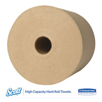 Essential Hard Roll Towels, 1.5" Core, 8 X 800ft, Natural, 12 Rolls-carton