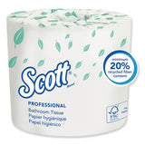 Essential Standard Roll Bathroom Tissue, Septic Safe, 2-ply, White, 550 Sheets-roll, 80-carton