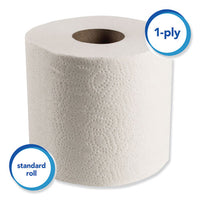 Essential Standard Roll Bathroom Tissue, Septic Safe, 1-ply, White, 1210 Sheets-roll, 80 Rolls-carton