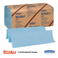 L10 Windshield Wipers, Banded, 2-ply, 9.3 X 10.25, 140-pack, 16 Packs-carton