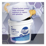 Wipers For Wettask System, Bleach, Disinfectants And Sanitizers, 6 X 12, 840-roll, 6 Rolls And 1 Bucket-carton