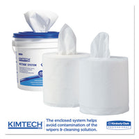 Wipers For Wettask System, Bleach, Disinfectants And Sanitizers, 12 X 12.5, 90-roll, 6 Rolls And 1 Bucket-carton