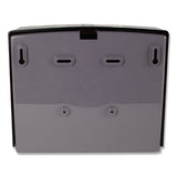 Scottfold Folded Towel Dispenser, 10.75 X 4.75 X 9, Black