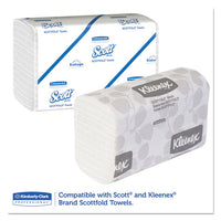 Scottfold Compact Towel Dispenser, 13.3 X 10 X 13.5 Pearl White