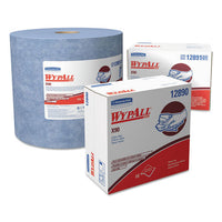 X90 Cloths, Jumbo Roll, 11 1-10 X 13 2-5, Denim Blue, 450-roll, 1 Roll-carton