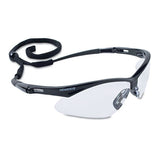 Nemesis Safety Glasses, Black Frame, Amber Lens