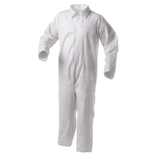 A35 Liquid And Particle Protection Coveralls, White, 3x-large, 25-carton
