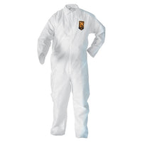 A35 Coveralls, Hooded, Large, White, 25-carton