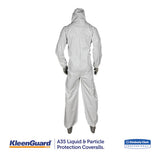 A35 Coveralls, Hooded, 2x-large, White, 25-carton