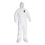 A35 Coveralls, Hooded, 2x-large, White, 25-carton