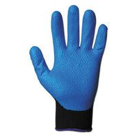 G40 Nitrile Coated Gloves, 220 Mm Length, Small-size 7, Blue, 12 Pairs