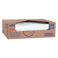 X70 Cloths, Flat Sheet, 14.9 X 16.6, White, 300-carton