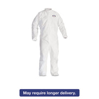 A40 Elastic-cuff And Ankles Coveralls, 3x-large, White, 25-carton