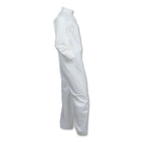 A40 Elastic-cuff And Ankles Coveralls, 4x-large, White, 25-carton