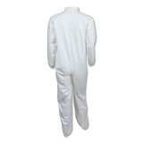 A40 Elastic-cuff And Ankles Coveralls, 4x-large, White, 25-carton