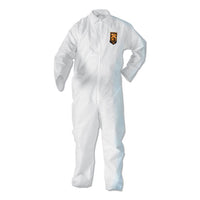 A30 Elastic Back Coveralls, 2x-large, White, 25-carton